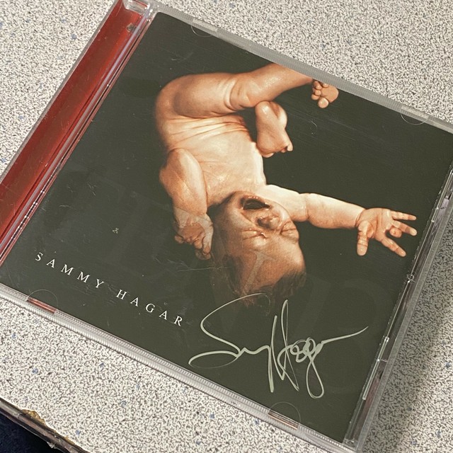 Autographed Sammy Hagar Ten 13 CD Shaka Doobie Serious