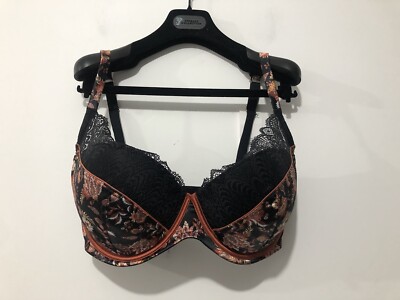 B By Ted Baker Floral Satin Balcony Bra 36F **Matching Pant Or Thong Available*