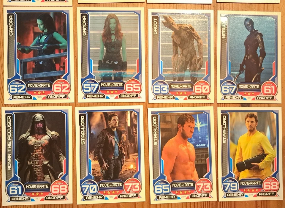 3 Movie Karten von Hero Attax 2014 Guardians of the Galaxy zum aussuchen. MINT - Bild 2 von 4