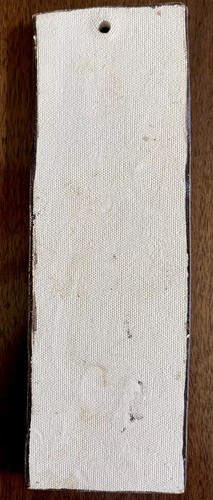 Studio Pottery Wall Plaque Pressed Leaf & Flowers Signed 8”x3” - Picture 5 of 8