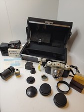Vintage Kodak Pony 135 Model B 35mm Film Camera w Case  Extras Untested