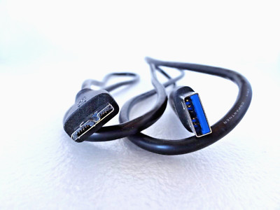 USB 3.0 Cable 4 ft For Seagate Free Agent HDD AM Male to Micro B Cord