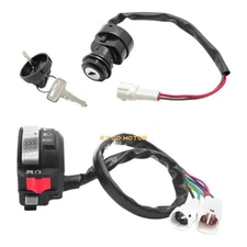 Handlebar Start Switch & Ignition Key Switch for Yamaha Grizzly Raptor 125 250
