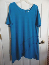 Soft Surroundings Waffled Knit Jayne Tunic Top/Dress L 14-16 