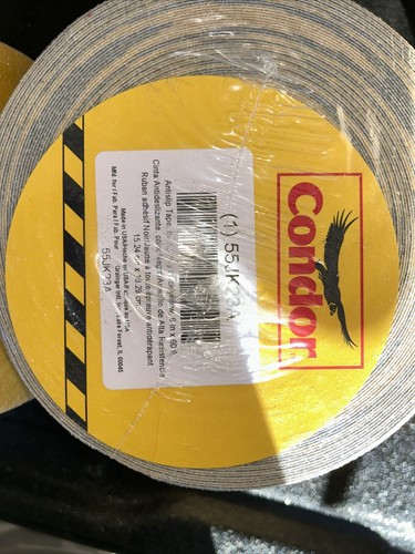 2-pack Anti-Slip Tape: Coarse, 46 Grit Size, Striped, Black/Yellow, 4 in x 60’ - Picture 2 of 4