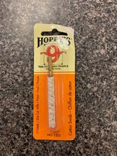 Hoppes Gun Cleaning Cotton Swab 1325 To Shotgun Bores .17/.204 Caliber