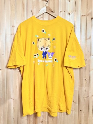 Fruits Basket Hello Kitty Kyo Kuromi T-Shirt Mustard Gold Box Lunch Rare Sz 2XL