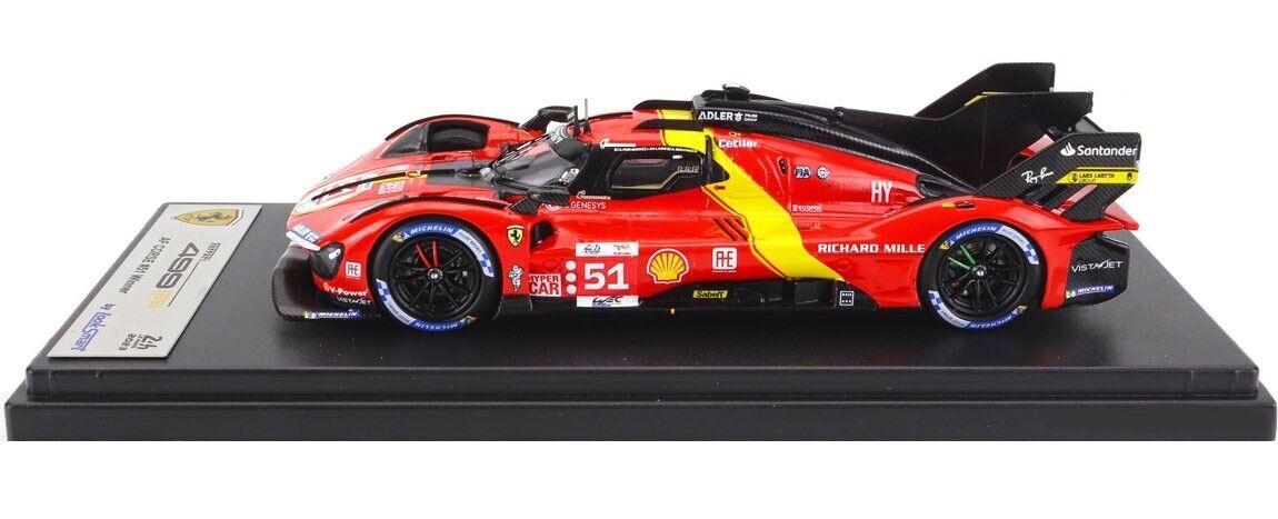 Looksmart LSLM162 Ferrari 499P Hypercar #51 Le Mans Winner Looksmart LSLM162 Ferrari 499P Hypercar #51 Le Mans Winner