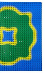 LEGO Island and Lagoon 10&rdquo;x10&rdquo; Baseplate - Vintage Forbidden Island Pirates