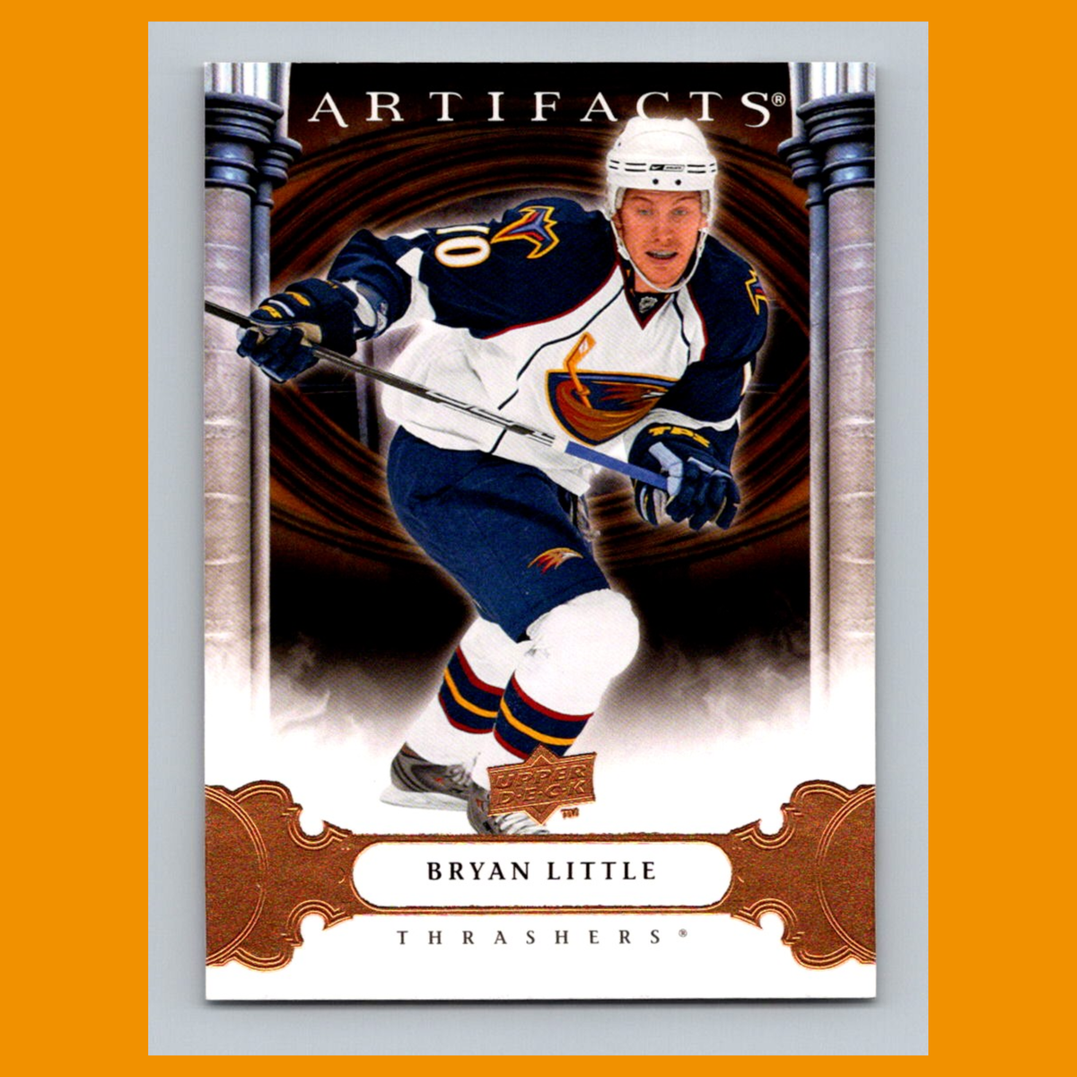 Bryan Little #74 2009 Upper Deck Artifacts Atlanta Thrashers