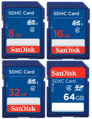 SanDisk 8GB/16GB/32GB/64GB SD Karte SDHC SDXC Klasse 4 Digital Cameras-Uk