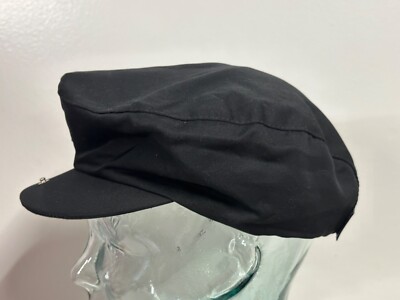 KANGOL  Jeff Cap Small Black Light Ivy Flat  Snap Brim Golf Hat  NEW