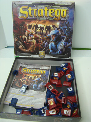 Stratego Royal Jumbo 50 year Spin Master Board Game 2011 all pieces, board, inst