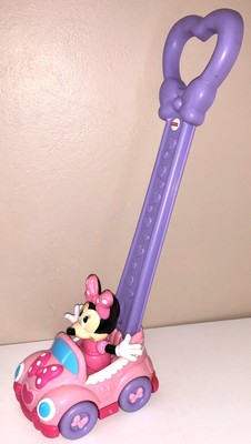 minnie mouse push along car