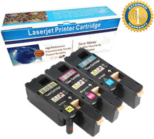 3 x CMY Color Toner Set For Dell 1250 1250c 1350cnw 1355cnw C1760nw C1765nfw