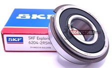 6204 2RSH NR 20x47x14mm SKF RUBBER SEALED Groove Ball Bearing  SNAP RING