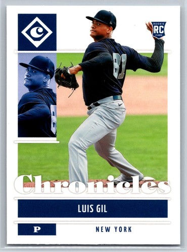 2022 Panini Chronicles Luis Gil Rookie New York Yankees RC #13