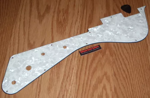 Gibson Firebird Zero Pickguard Genuine 2Ply Pearl White Guitar Parts Custom Shop