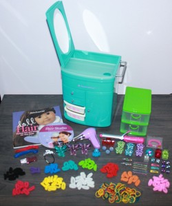 truly blue hairstyling caddy