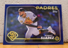 TOPPS 2024 UPDATE CHASE CARD BLUE VARIANT ROBERT SUAREZ SAN DIEGO PADRES PITCHER