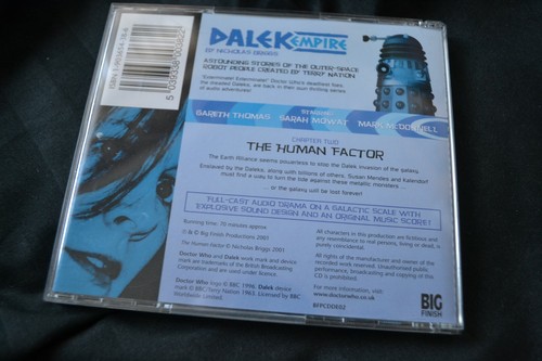 CD Audiobook Doctor Who Dalek Empire 1.2 The Human Factor 2001 - Picture 4 of 8