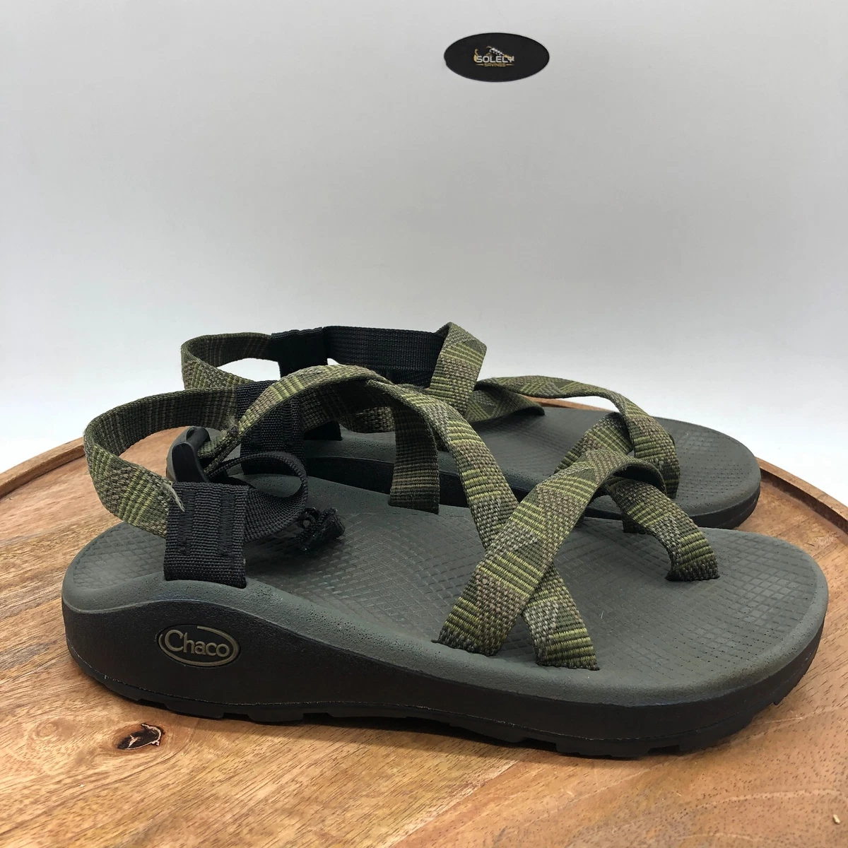 Chaco ZX 1 ECO Green Waterproof Hiking Sport Toe Strap Sandals