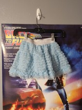 Disney Junior Minnie Floral Tutu Skirt Blue Girls Size 5