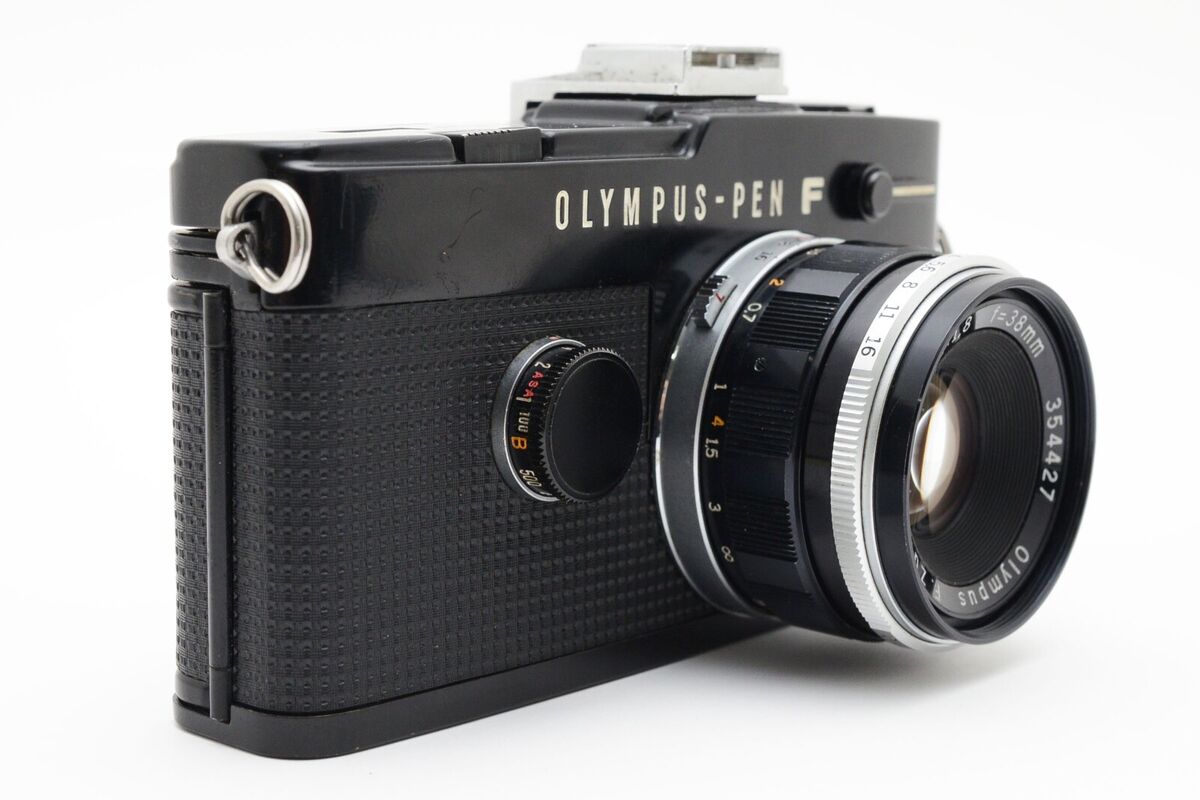 CLA'd NEAR MINT 】 Olympus Pen FT BLACK Film Camera 38mm f CLA'd NEAR MINT 】 Olympus Pen FT BLACK Film Camera 38mm f