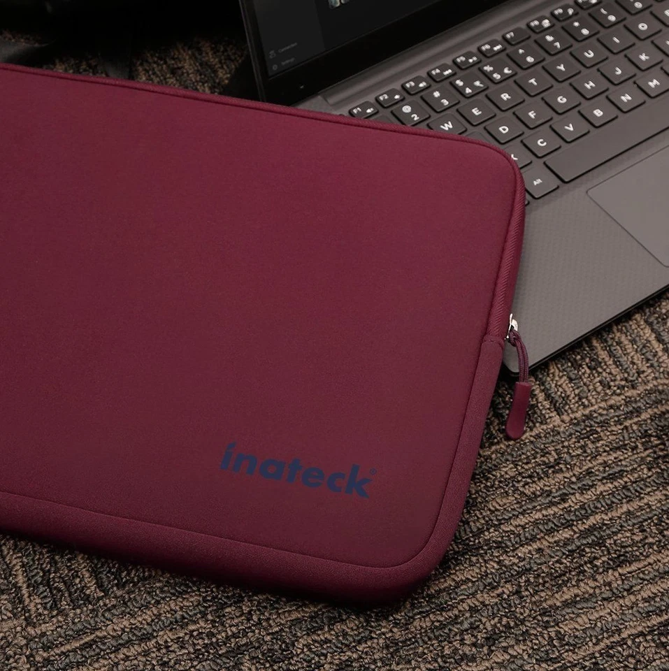 Inateck LC1502 Red 15" Laptop Sleeve Case Bag Protector Water Repellent Neo - Image 4 of 4
