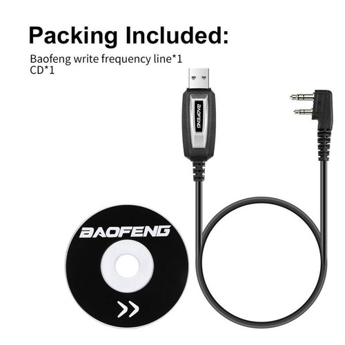 USB Programming Cable & Software-CD For Baofeng UV-5R BF-888S Two-way Radios - Bild 9 von 9