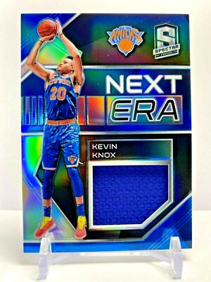 2018-19 Panini Spectra Rookie Next Era Patch #'d /99 Kevin Knox NY Knicks