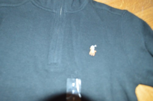 POLO RALPH LAUREN Black Quarter Zip Neck Stretch Boys or Unisex New 4 5 7 SC563 - Picture 7 of 12