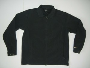 NIKE GOLF Black Warm SOFT SHELL JACKET Sphere Pro Course Wind Gym Coat Sz Men L | eBay
