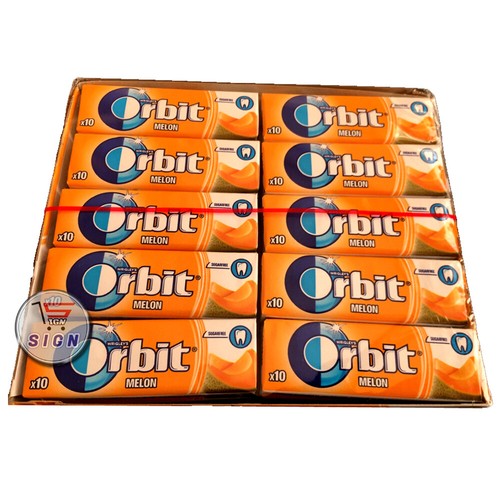 WRIGLEY'S ORBIT CHEWING GUM PEPPERMINT,FRUIT,STRAWBERRY,ORANGE,BLUEBERRY Gum Bar - Picture 15 of 20