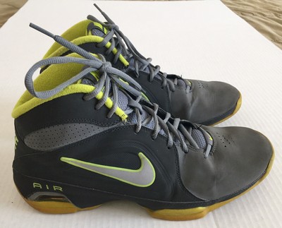 gray and yellow nike shoes