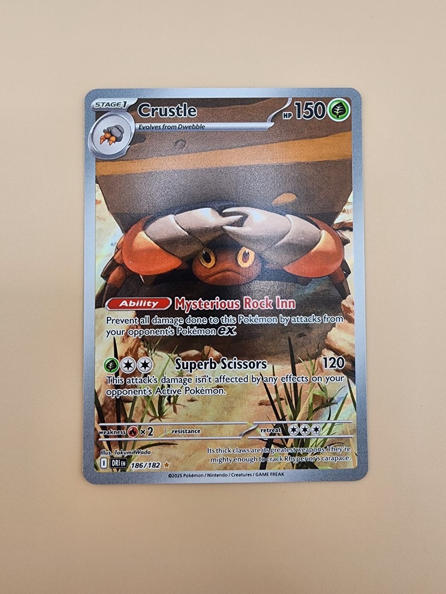 Crustle 186/182 Sv10: Destined Rivals Holo Near Mint (NM) | eBay
