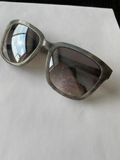 womens eyeglass grey Frames refelticve lens silver Brand New Issac Mizrahi