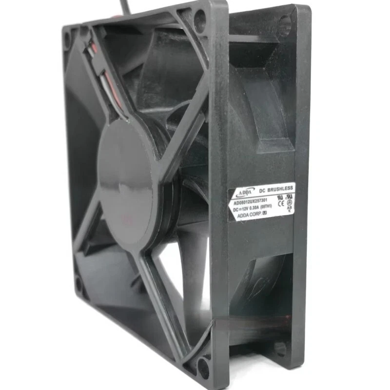 for ADDA projector fan AD08012UX257301 8025 12V 0.30A 8CM 3-wire cooling fan - Image 2 of 4