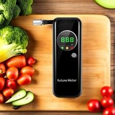 Ketone Breath Analyzer, Portable Ketosis Tester for Family Health with 10pcs