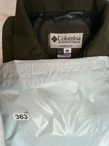Columbia Titanium Jacket Mens Large Dark Green Blemishes Outdoor-core Polyester - Picture 16 of 16