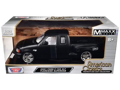 ミニカー FORD F150 Flareside 2001 Ford F-150 XLT Flareside Supercab Pickup Truck Matt