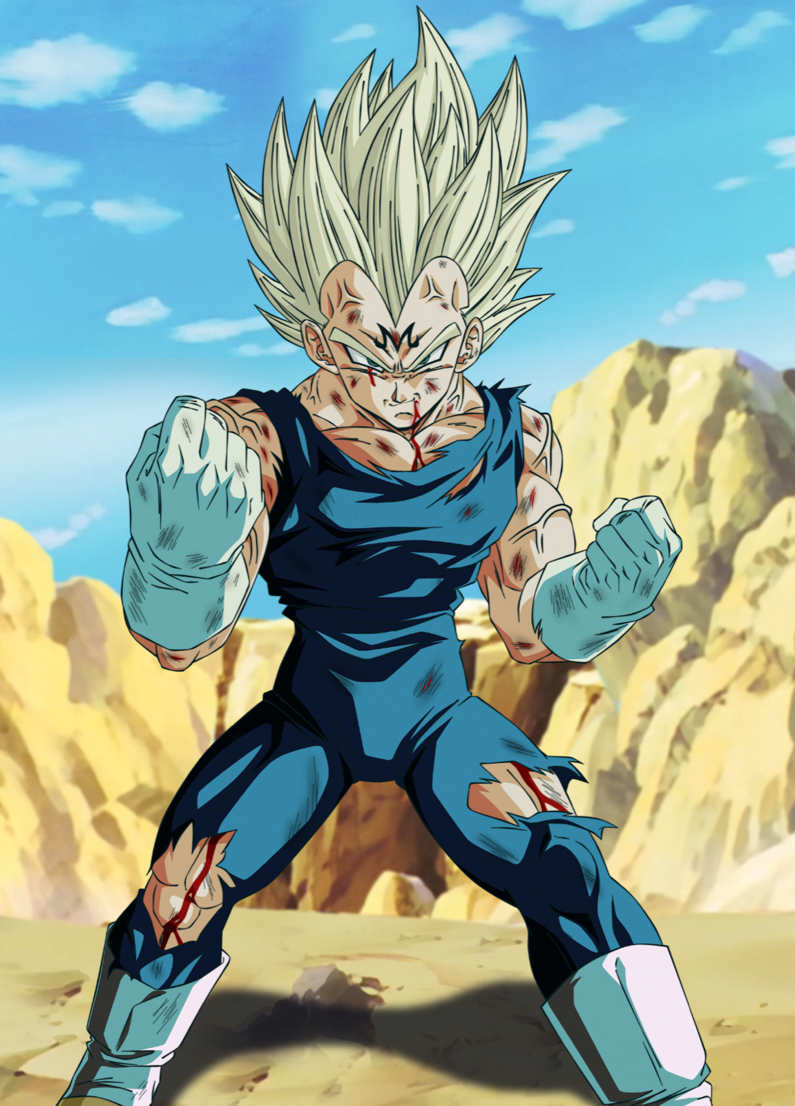 Majin Vegeta Restoration: Updated png