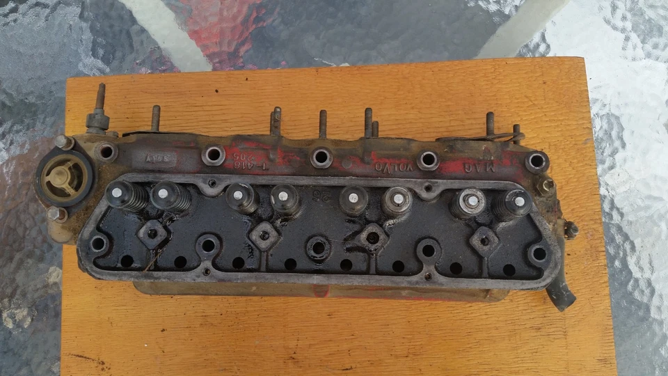 VOLVO B18 CULATA 1800 P1800 P1800S 544 122 123GT 140 1962-1968 BUEN ESTADO Foto 3 de 4