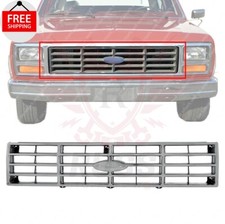 New Front Grille Assembly Chrome Fits 1980-1986 Ford Bronco F-150 Fo1200118