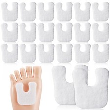 80PACK U Shaped Felt Callus Pads Protect Calluses from Rubbing on Shoes
