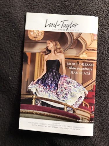 The Little Foxes Laura Linney Cynthia Nixon Michael McKean New 2017 Playbill NYC - Picture 9 of 9
