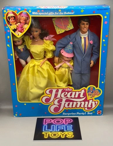 Vintage 1985 Mattel The Heart Family “Surprise Party! Set” #2383 *NRFB*