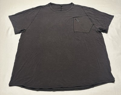 Lululemon Mens Shirt Workout Gym Training CrossFit Short Sleeve Size XL Or XXL