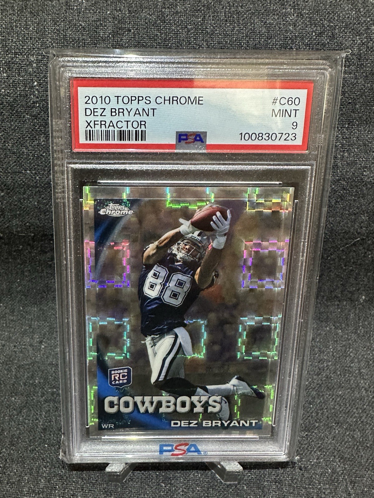 Dez Bryant Topps Chrome #C60 X-Fractor