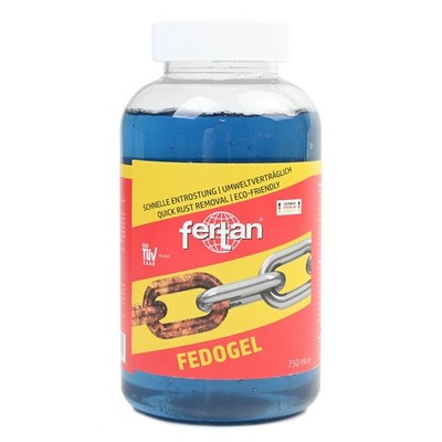 Fertan FeDOGEL Rostentferner-Gel 750 ml Entroster Rostlöser Stahl, Kupfer, Chrom